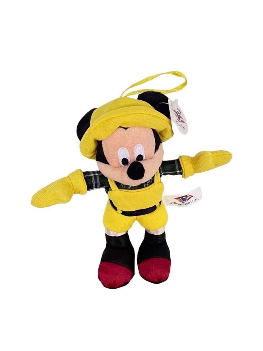Disney Cruise Line Mickey Mouse Alaska Cruise Plush Ornament